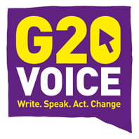G20 Voice - Logo design