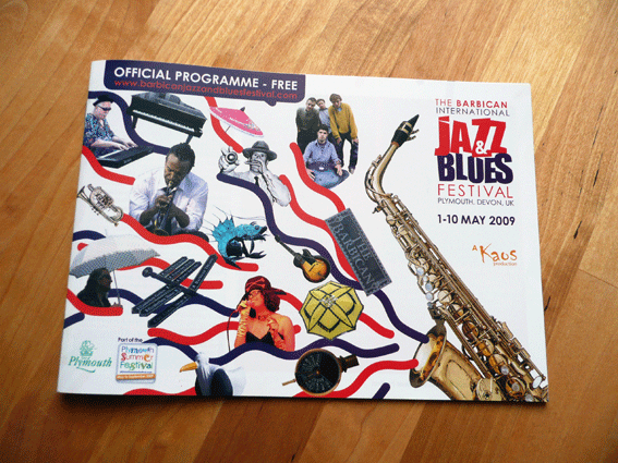Barbican Jazz and Blues Festival Brochure Design