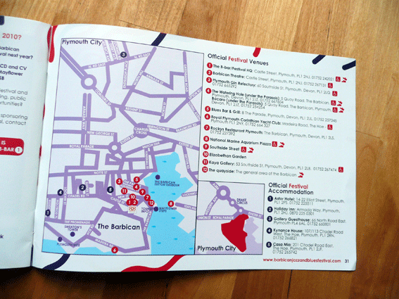 Barbican Jazz and Blues Festival Brochure Design