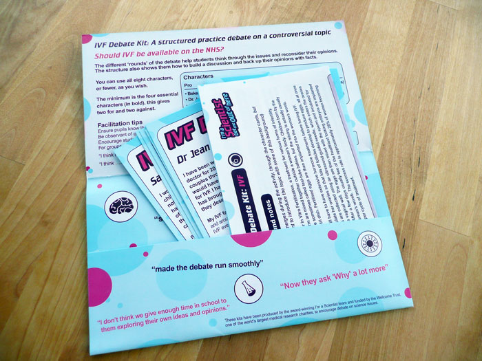 I'm A Scientist - Debate Wallet Design