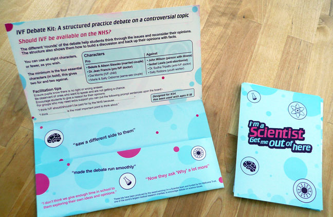 I'm A Scientist - Debate Wallet Design