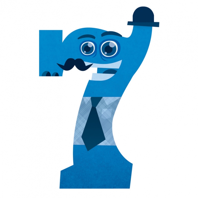 Character design number