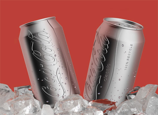 naked Coke can