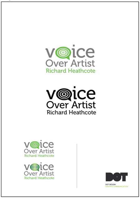 Richard Heathcote Voice Over Artist Logo Design