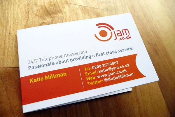 Design Work for JAM Telephone Answering