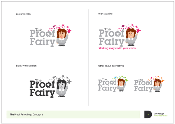 Logo Design Process – The Proof Fairy
