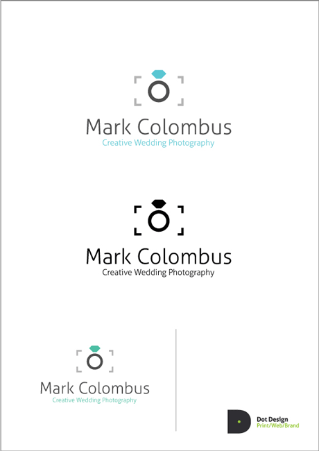 Logo Design Process – Mark Colombus Wedding Photography