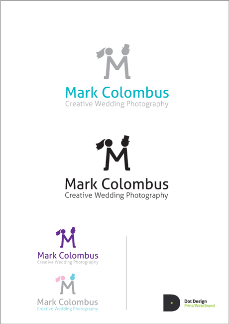 Logo Design Process – Mark Colombus Wedding Photography