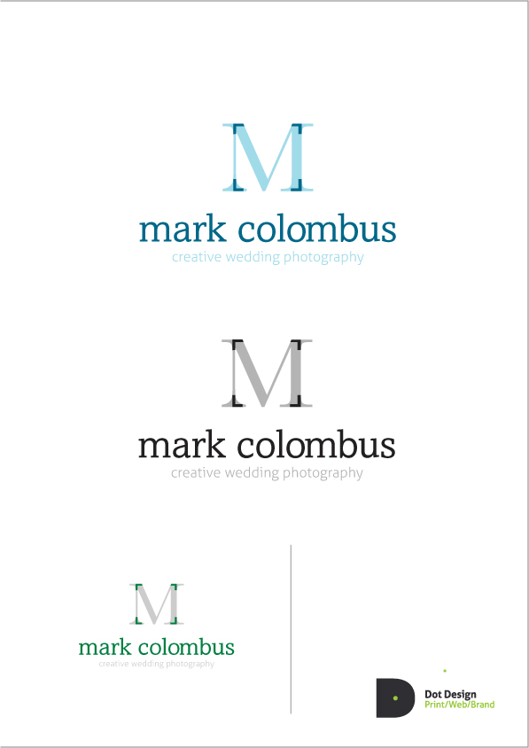 Logo Design Process – Mark Colombus Wedding Photography