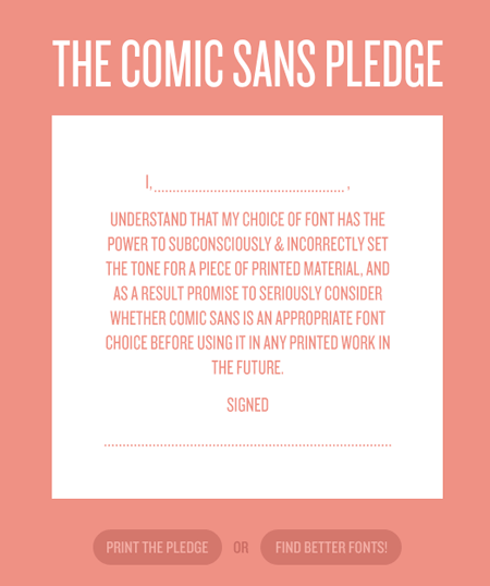 Are you a Comic Sans Criminal?
