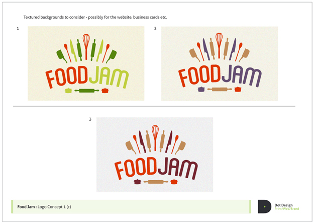 FoodJam Logo Design