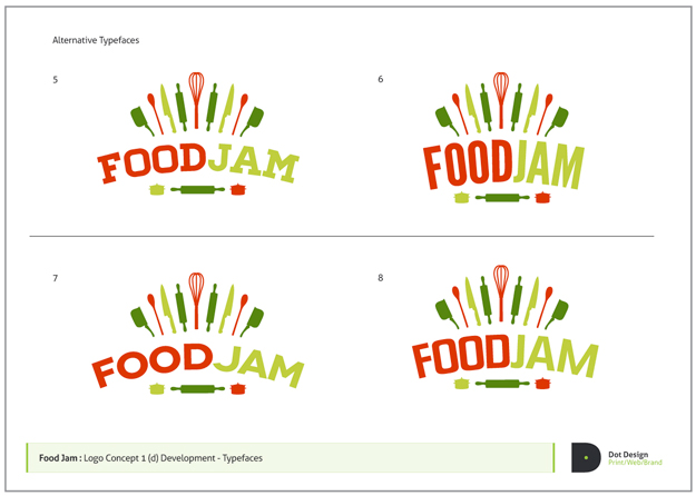 FoodJam Logo Design