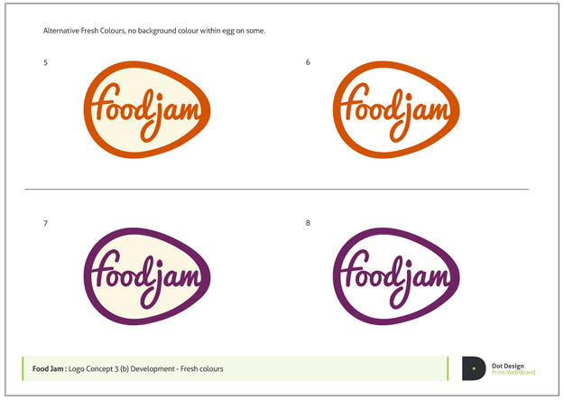 FoodJam Identity Design