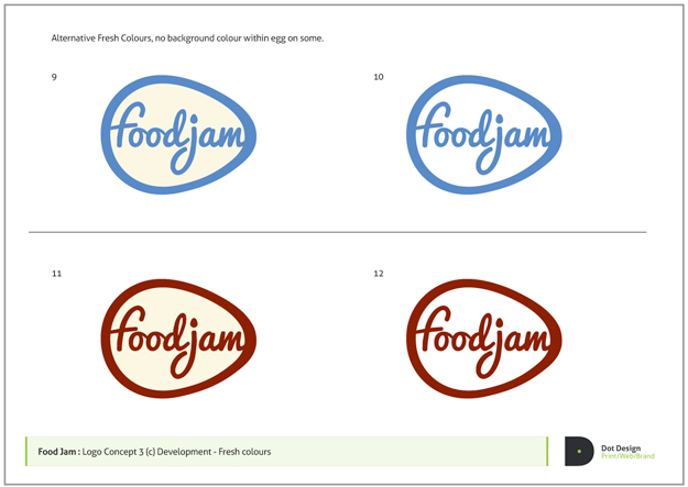 FoodJam Logo Design
