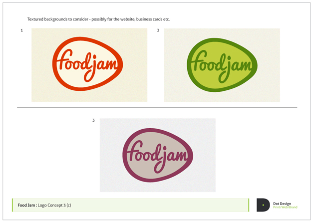 FoodJam Identity Design