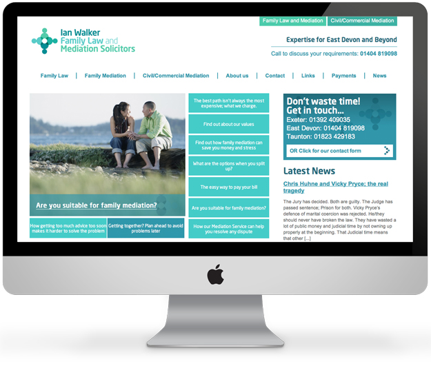 Ian Walker Website design