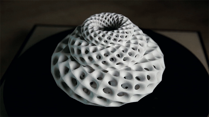 Fibonacci Zoetrope Sculptures - 3D Printed Sculptures