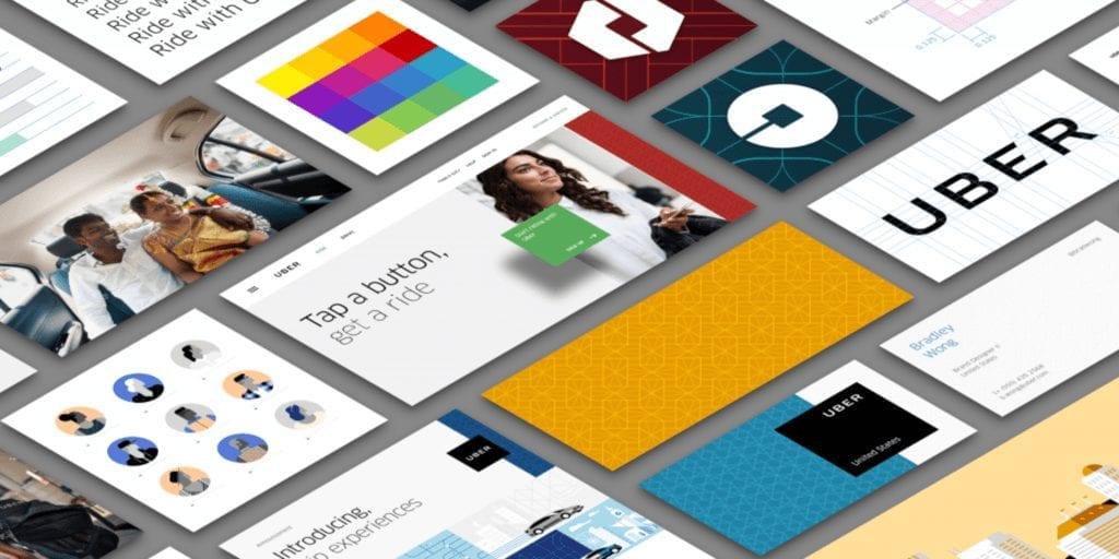 Uber logo and branding